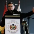 Rodrigo Paz, presidente de Bolivia, en la inauguración del Consejo Económico y Social.