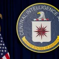 El sello de la CIA en su sede de Langley, Virginia.
