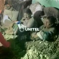 La pareja de adultos mayores que fue “enterrada” por el muro de su pared.