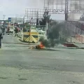 Ingreso al aeropuerto de El Alto