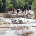 Punto de bloqueo cerca del municipio de Yotala, Chuquisaca.
