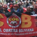 Marcha masiva de la COB en La Paz el 22 de mayo de 2026