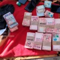 Dinero incautado por la Policía en el puente de Parotani