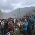 La movilización para el desbloqueo en los Yungas. Foto: Archivo Sucre/CORREO DEL SUR DIGITAL