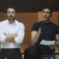El ministro Óscar Mario Justiniano conversa con los sectores movilizados