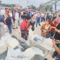 Venta de queso en el Cambódromo