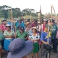 Punto de bloqueo en el puente Ichilo, en la carretera entre Cochabamba y Santa Cruz.