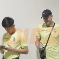 Miguel Terceros y Carlos Lampe antes de viajar a Estados Unidos. APG