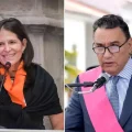 Beatriz García y Marcelo Salinas, ministros salientes.