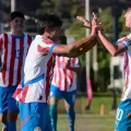 Festejo paraguayo ante Bolivia por el torneo Sub-16.