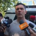 El ministro Justiniano en conferencia de prensa