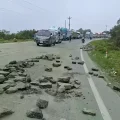 Bloqueos en la carretera nueva Cochabamba - Santa Cruz
