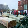 Madera con droga boliviana secuestrada en Chile