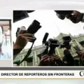 Artur Romeu, director para América Latina de RSF, en una captura de pantalla.