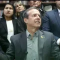 El expresidente Jorge Quiroga en rueda de prensa