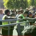 Sector lechero protesta en el aeropuerto Jorge Wilstermann.