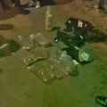 La droga fue encontrada dentro de la mochila