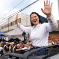 Keiko Fujimori, en Lima