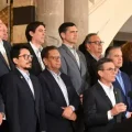 El momento en el que el mandatario da su mensaje dictando el estado de excepción.