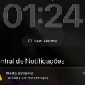 El mensaje publicado por el hacker en el sistema de alertas de Defensa Civil de Brasil.