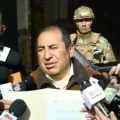 El viceministro de Coordinación Legislativa, Wilson Santamaría.