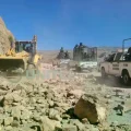Momento de tensión en la ruta Cochabamba - Oruro.