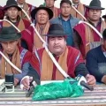Dirigencia de la Federación de Campesinos Tupac Katari.