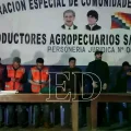 Autoridades departamentales en San Julián