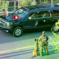El convoy del mandatario estadounidense ya está en Lucerna, Suiza.